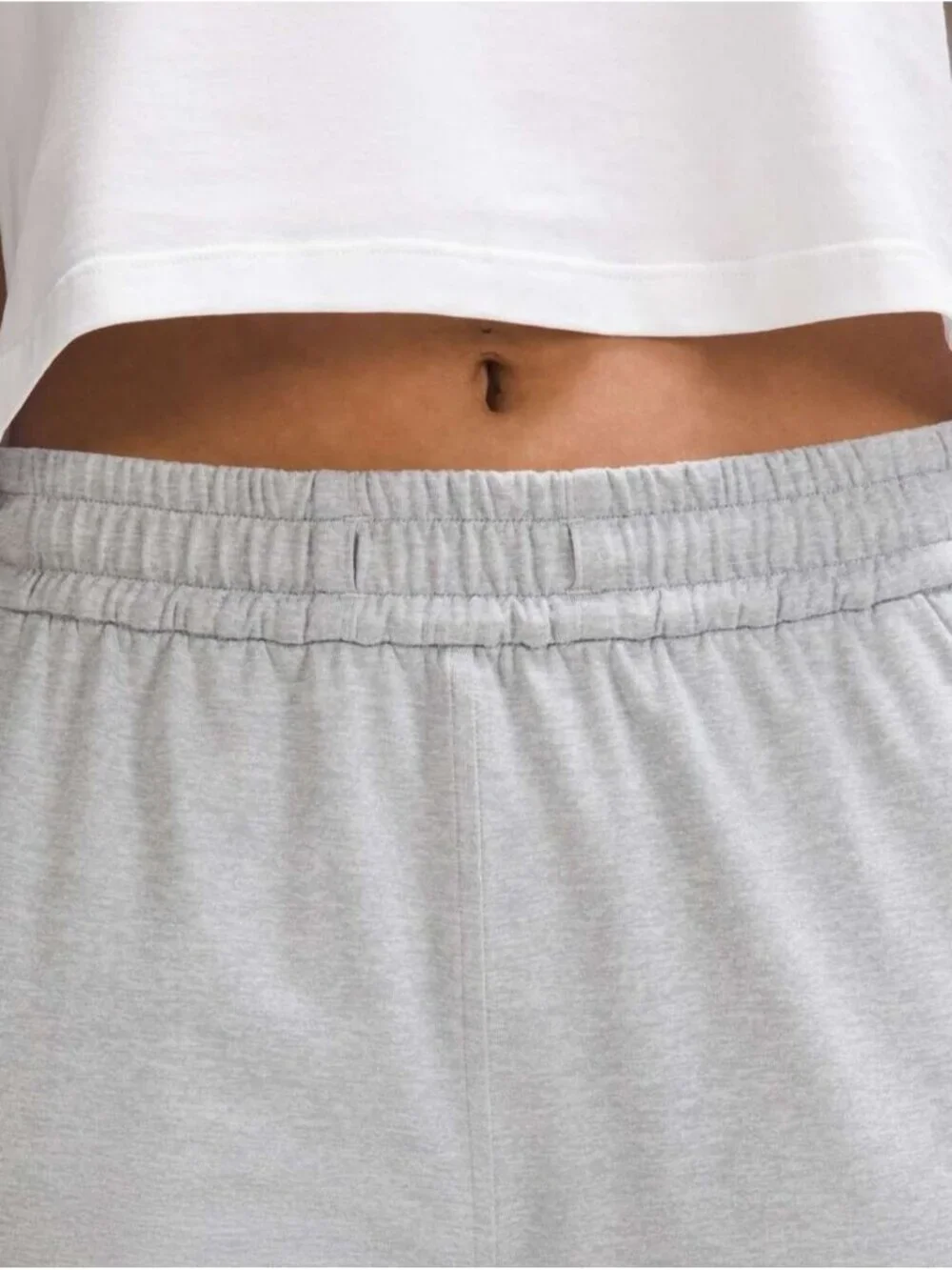 Lululemon Soft Jersey Straight-Leg Mid-Rise Pant *RegbHeathered Core Grey
